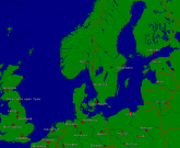North Sea - Baltic Sea Towns + Borders 3200x2629